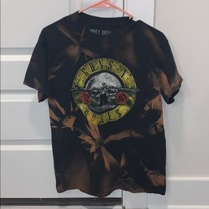 Tie dye Guns N Roses tee